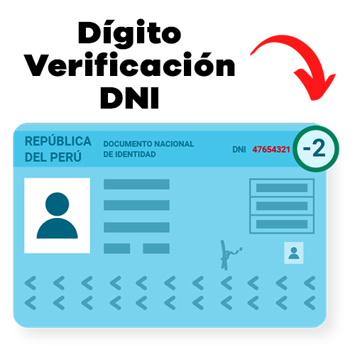 ¿Cuál es el dígito de verificación en el DNI?