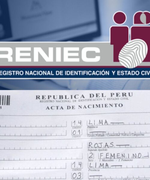 ¿Cómo ver mi acta de nacimiento por internet gratis en Perú?